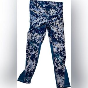 Under Armour Mesh Panel Athletic Leggings Dark Green